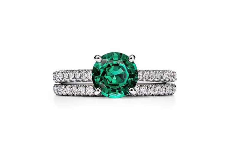 Round Emerald Ring