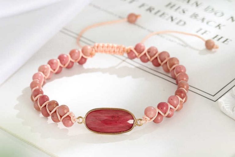 rhodochrosite bracelet