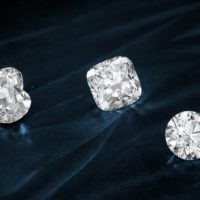 Moissanite and cubic zirconia