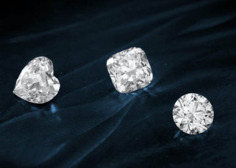 Moissanite and cubic zirconia