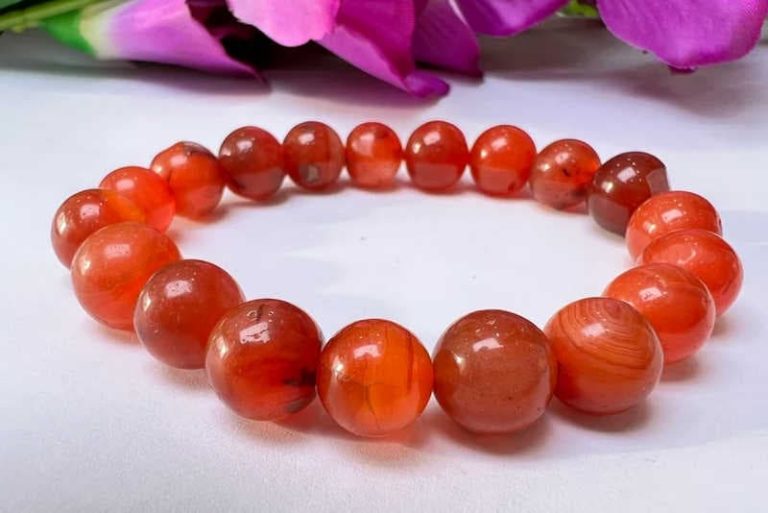 red carnelian bracelet