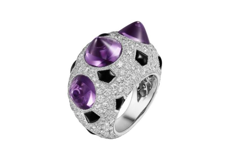 Cartier - Clash unlimited ring with amethyst, onyx and diamonds