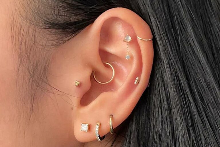 Multiple ear piercings