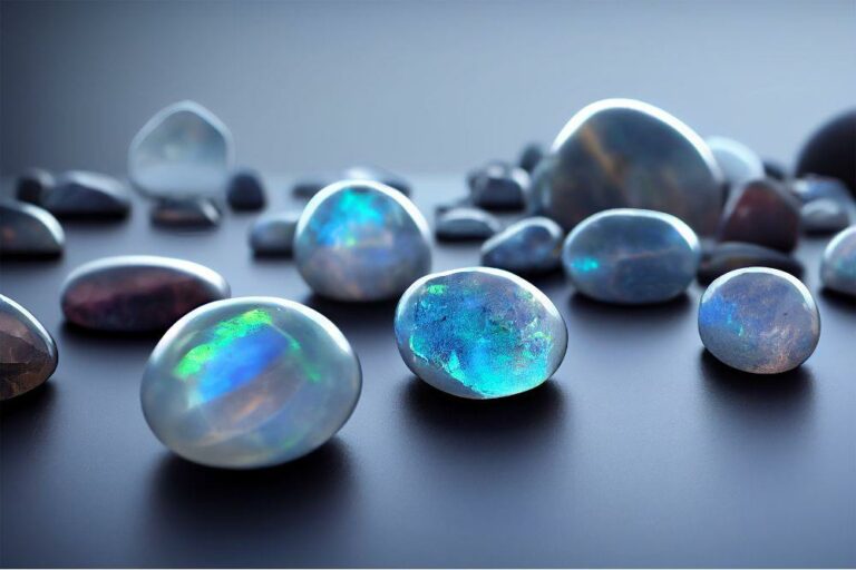 Tumbled moonstones