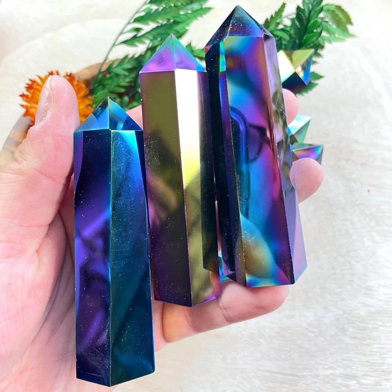 Rainbow Obsidian's properties: Aura Obsidian Point Tower