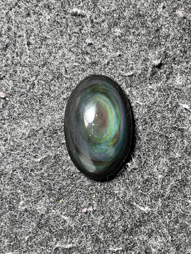 Rainbow Obsidian Cabochon Obsidian Egg