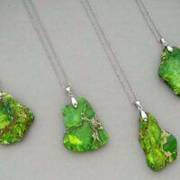 Green Imperial Jasper Pendant