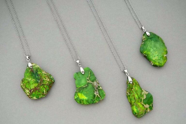 Green Imperial Jasper Pendant