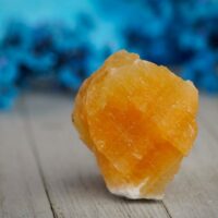 Orange Calcite Raw Crystal