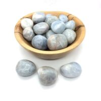 Blue Calcite Tumbled Stones