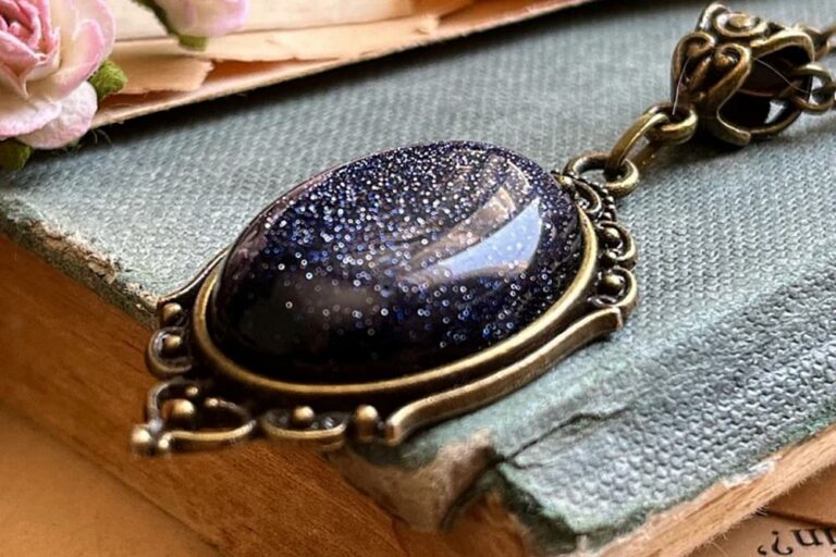 Blue Sandstone Pendant