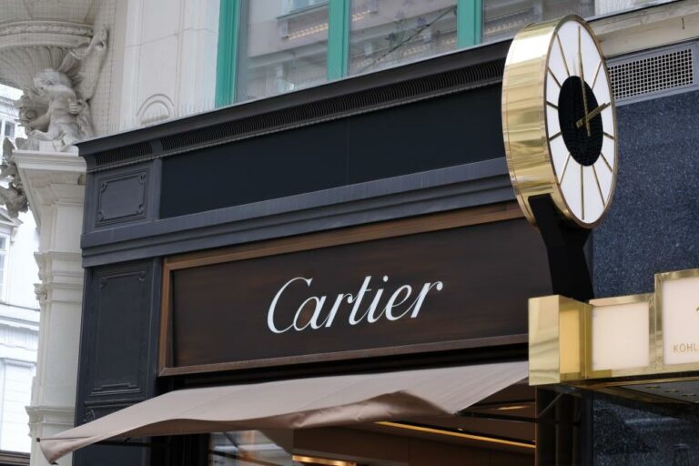 Cartier store sign