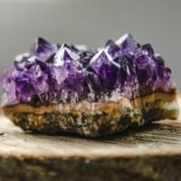 Image via Canvas - Raw amethyst rock