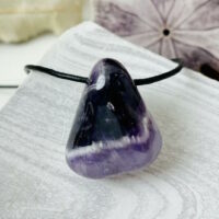 Chevron Amethyst pendant