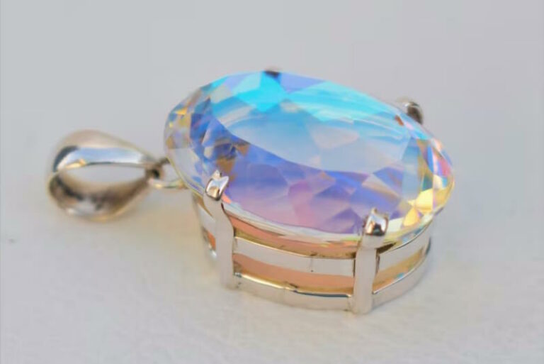 Angel Aura Quartz Pendant