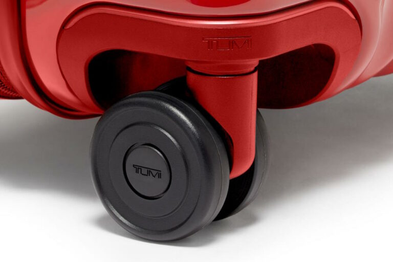 Tumi luggage closeup